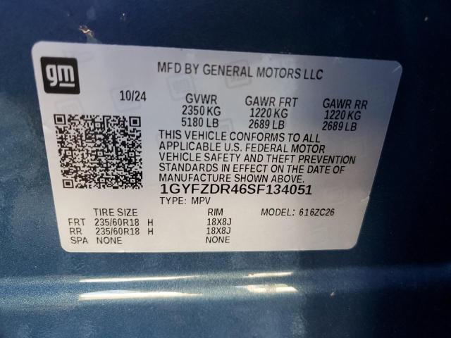89897725 :رقم المزاد ، 1GYFZDR46SF134051 vin ، 2025 Cadillac Xt4 Premiu مزاد بيع
