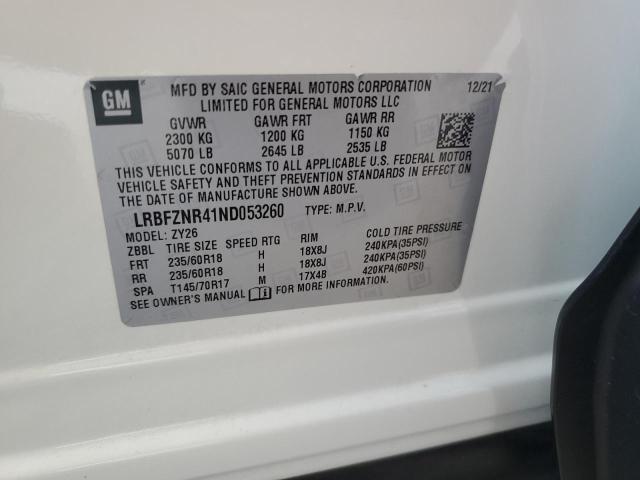 Aukcja sprzedaży 2022 Buick Envision E, vin: LRBFZNR41ND053260, numer aukcji: 86337445