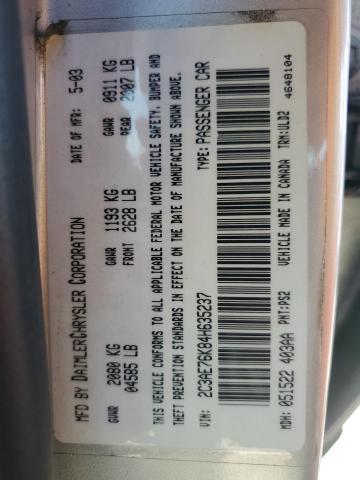 Aukcja sprzedaży 2004 Chrysler 300, vin: 2C3AE76K84H635237, numer aukcji: 87106685