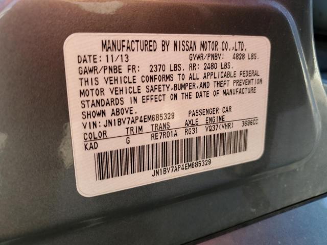 86214835 :رقم المزاد ، JN1BV7AP4EM685329 vin ، 2014 Infiniti Q50 Base مزاد بيع