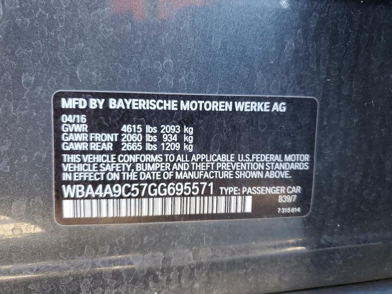 Aukcja sprzedaży 2016 Bmw 428, vin: WBA4A9C57GG695571, numer aukcji: 86899185