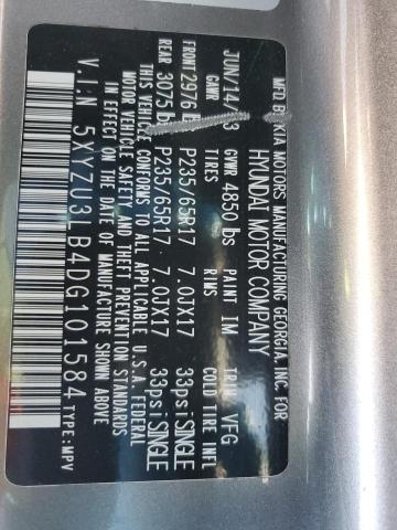 2013 Hyundai Santa Fe S მანქანა იყიდება აუქციონზე, vin: 5XYZU3LB4DG101584, აუქციონის ნომერი: 83998615