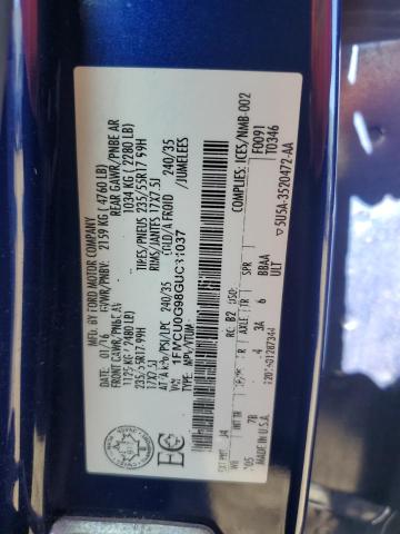 2016 Ford Escape მანქანა იყიდება აუქციონზე, vin: 1FMCU0G98GUC31037, აუქციონის ნომერი: 84421255