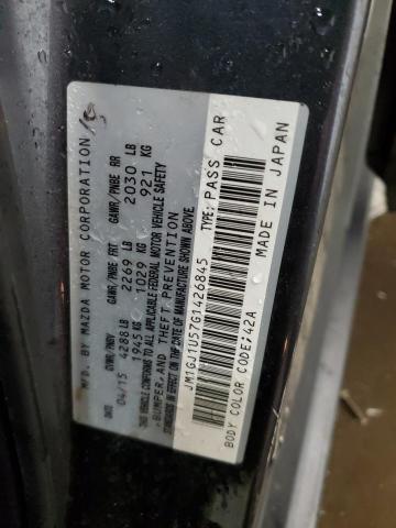 Auction sale of the 2016 Mazda 6, vin: JM1GJ1U57G1426845, lot number: 89619975