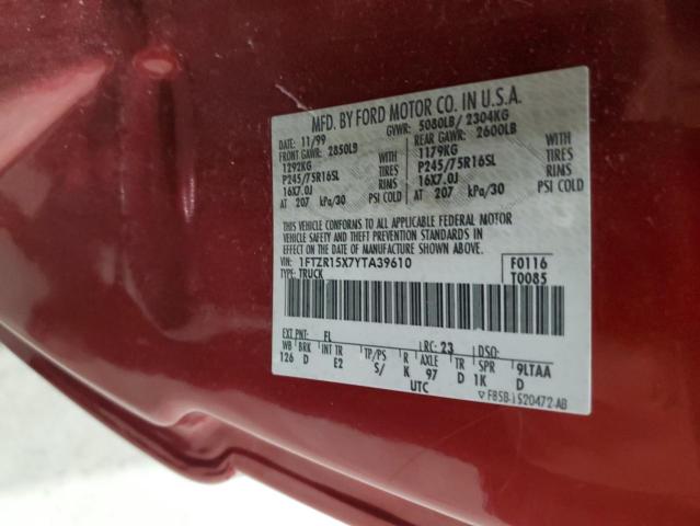 Продаж на аукціоні авто 2000 Ford Ranger, vin: 1FTZR15X7YTA39610, номер лоту: 85895955