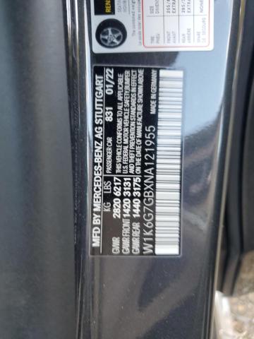 Aukcja sprzedaży 2022 Mercedes-benz S 580 4mat, vin: W1K6G7GBXNA121955, numer aukcji: 87124195