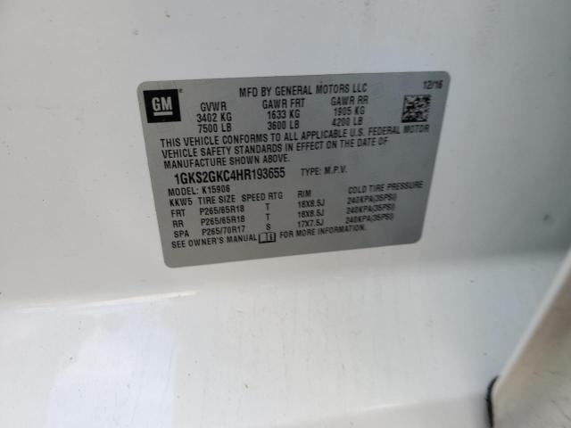 Продажа на аукционе авто 2017 Gmc Yukon Xl K, vin: 1GKS2GKC4HR193655, номер лота: 89857915