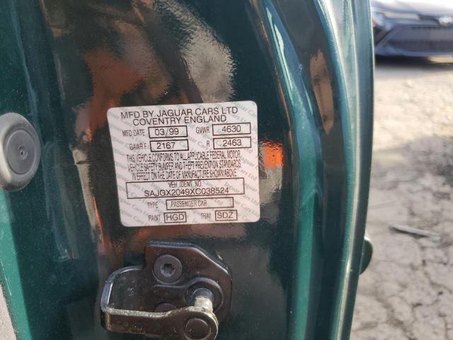 1999 Jaguar Xk8 მანქანა იყიდება აუქციონზე, vin: SAJGX2049XC038524, აუქციონის ნომერი: 84560165