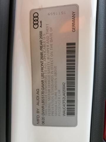 Продажа на аукционе авто 2020 Audi S5, vin: WAUC4CF52LA020042, номер лота: 89802345