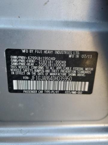 Aukcja sprzedaży 2013 Subaru Impreza Pr, vin: JF1GJAB64DH035950, numer aukcji: 91099755