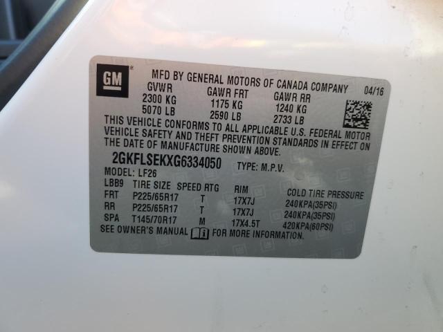 Aukcja sprzedaży 2016 Gmc Terrain, vin: 2GKFLSEKXG6334050, numer aukcji: 82692965