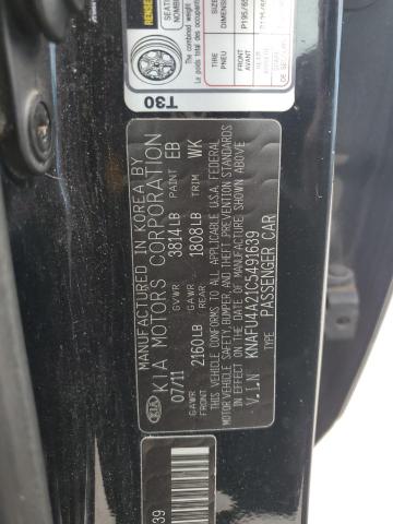 Продажа на аукционе авто 2012 Kia Forte, vin: KNAFU4A21C5491639, номер лота: 89810715