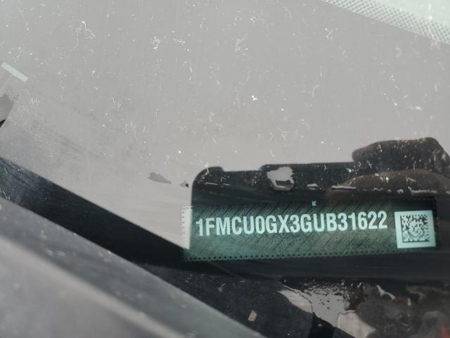 Aukcja sprzedaży 2016 Ford Escape Se, vin: 1FMCU0GX3GUB31622, numer aukcji: 85371215