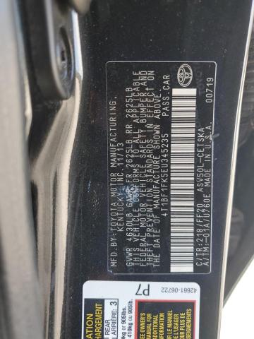 2014 Toyota Camry მანქანა იყიდება აუქციონზე, vin: 4T1BF1FK5EU345235, აუქციონის ნომერი: 89509125
