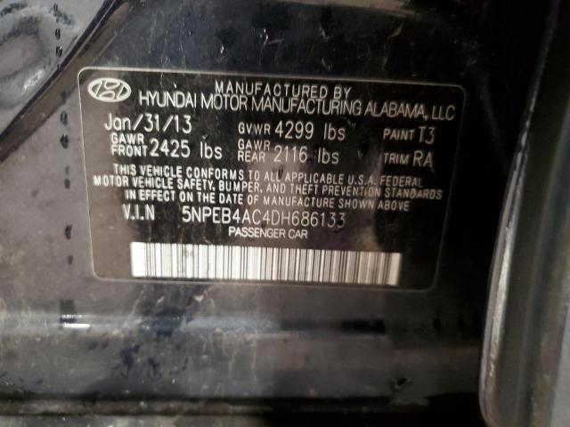 85272645 :رقم المزاد ، 5NPEB4AC4DH686133 vin ، 2013 Hyundai Sonata مزاد بيع