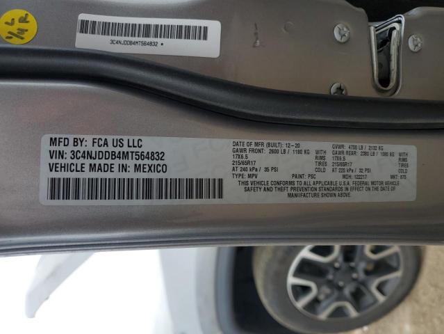 Aukcja sprzedaży 2021 Jeep Compass, vin: 3C4NJDDB4MT564832, numer aukcji: 86797685