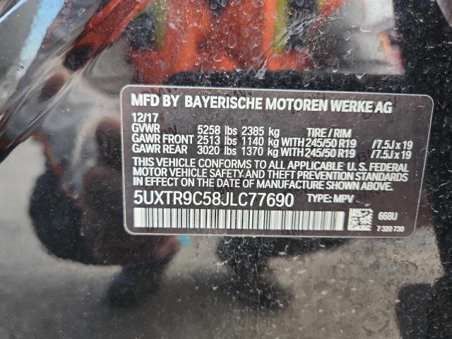 Продаж на аукціоні авто 2018 Bmw X3, vin: 5UXTR9C58JLC77690, номер лоту: 84708135