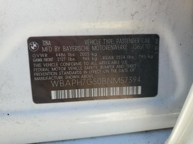 Продажа на аукционе авто 2011 Bmw 328, vin: WBAPH7G50BNM57394, номер лота: 83946505