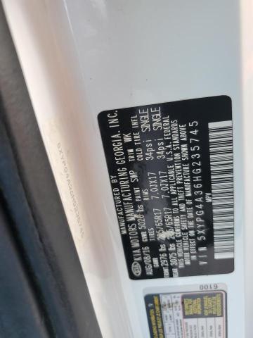 85683275 :رقم المزاد ، 5XYPG4A36HG235745 vin ، 2017 Kia Sorento Lx مزاد بيع