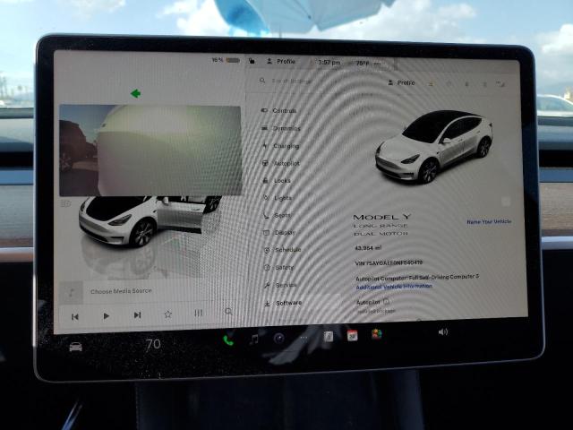 2022 Tesla Model Y მანქანა იყიდება აუქციონზე, vin: 7SAYGAEE0NF540419, აუქციონის ნომერი: 87095735