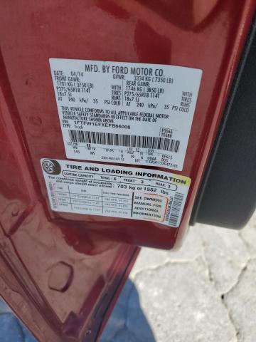 2014 Ford F150 მანქანა იყიდება აუქციონზე, vin: 1FTFW1EFXEFB66008, აუქციონის ნომერი: 86125415
