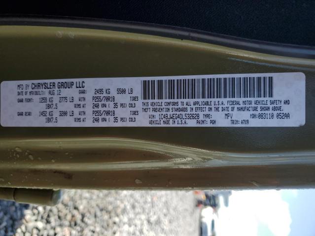 87247865 :رقم المزاد ، 1C4BJWEG4DL532628 vin ، 2013 Jeep Wrangler Unlimited مزاد بيع