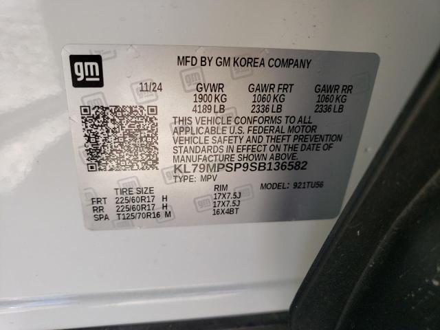 Aukcja sprzedaży 2025 Chevrolet Trailblazer, vin: KL79MPSP9SB136582, numer aukcji: 86850245