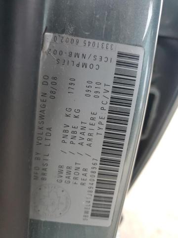 Aukcja sprzedaży 2009 Volkswagen City Golf, vin: 9BWEL41J894008967, numer aukcji: 90329105