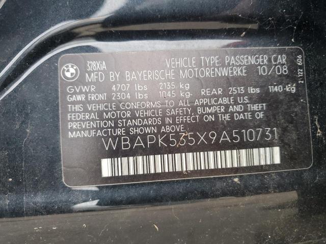 Продаж на аукціоні авто 2009 Bmw 328, vin: WBAPK535X9A510731, номер лоту: 86315685