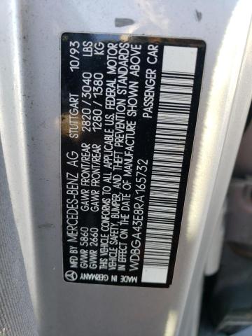 71671685 :رقم المزاد ، WDBGA43E8RA165732 vin ، 1994 Mercedes-benz S مزاد بيع