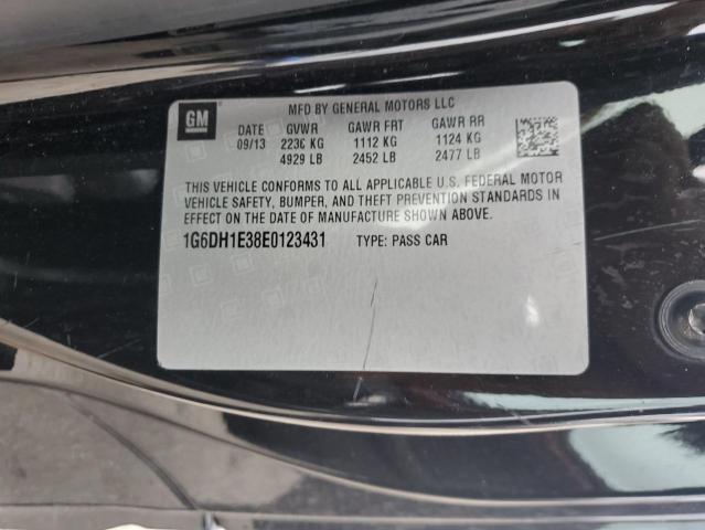 82549395 :رقم المزاد ، 1G6DH1E38E0123431 vin ، 2014 Cadillac Cts مزاد بيع