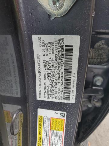 2020 Honda Accord Lx მანქანა იყიდება აუქციონზე, vin: 1HGCV1F17LA124996, აუქციონის ნომერი: 82784745