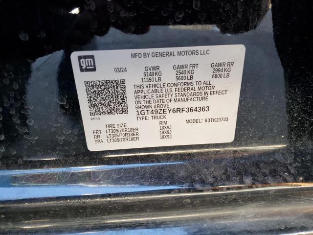 Продаж на аукціоні авто 2024 Gmc Sierra K25, vin: 1GT49ZEY6RF364363, номер лоту: 85394885