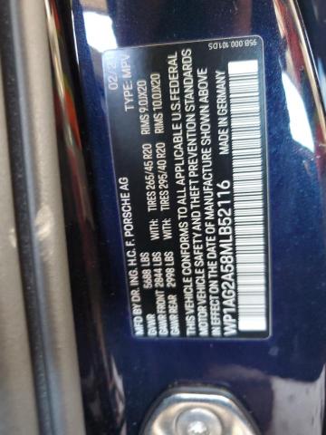 Aukcja sprzedaży 2021 Porsche Macan Gts, vin: WP1AG2A58MLB52116, numer aukcji: 84875725