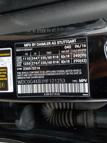 86450465 :رقم المزاد ، WDC0G4KB1HF121253 vin ، 2017 Mercedes-benz Glc 300 4matic مزاد بيع