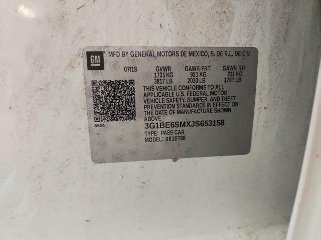 Продаж на аукціоні авто 2018 Chevrolet Cruze, vin: 3G1BE6SMXJS653158, номер лоту: 81912575