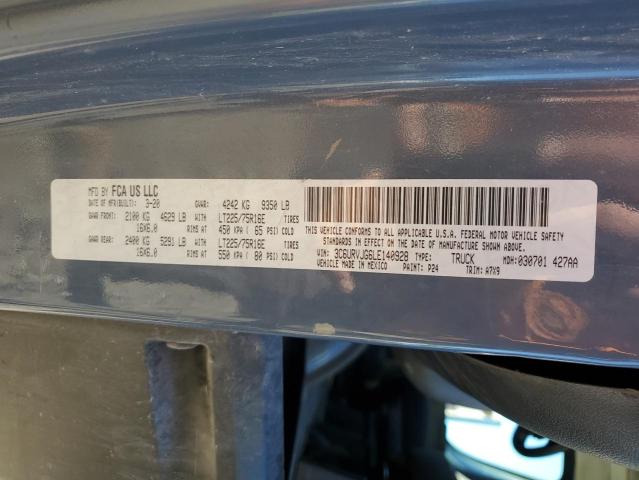 Aukcja sprzedaży 2020 Ram Promaster 3500, vin: 3C6URVJG6LE140928, numer aukcji: 86990025