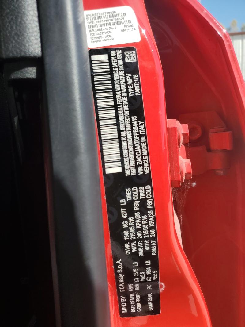 Продаж на аукціоні авто 2015 Jeep Renegade S, vin: ZACCJAAT0FPB54415, номер лоту: 86835805