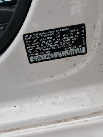 Продажа на аукционе авто 2013 Volkswagen Passat Sel, vin: 1VWCN7A3XDC103119, номер лота: 86131985