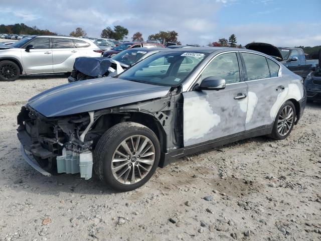 85505215 :رقم المزاد ، JN1EV7AP0JM359311 vin ، 2018 Infiniti Q50 Luxe مزاد بيع