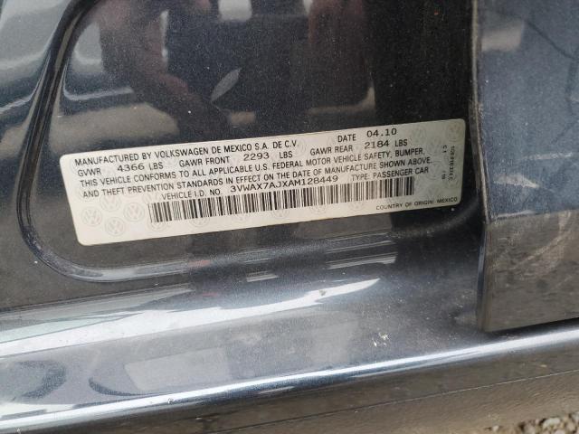 Aukcja sprzedaży 2010 Volkswagen Jetta, vin: 3VWAX7AJXAM128449, numer aukcji: 90483935