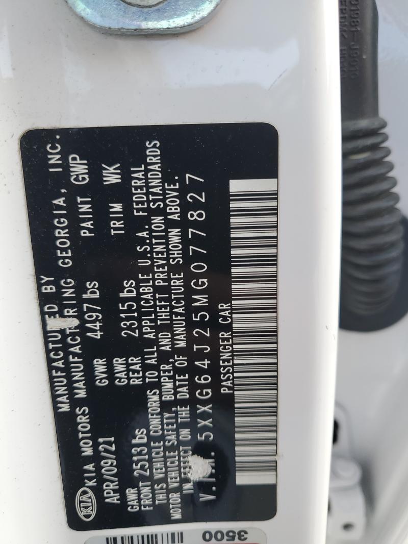 Auction sale of the 2021 Kia K5, vin: 5XXG64J25MG077827, lot number: 90243265