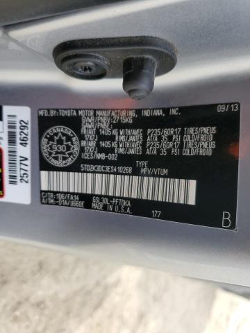 Aukcja sprzedaży 2014 Toyota Sienna, vin: 5TDZK3DC3ES410268, numer aukcji: 68385885