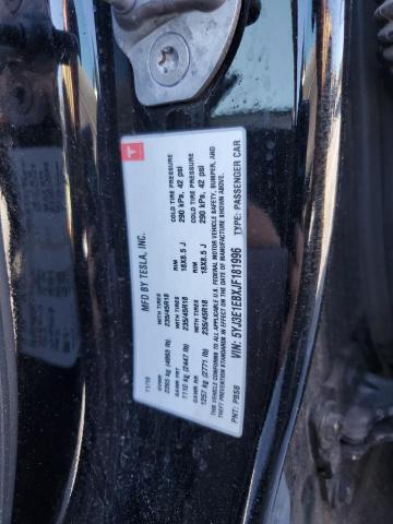 2018 Tesla Model 3 მანქანა იყიდება აუქციონზე, vin: 5YJ3E1EBXJF181996, აუქციონის ნომერი: 86463885
