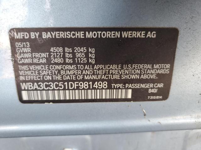 Продаж на аукціоні авто 2013 Bmw 320 I Xdrive, vin: WBA3C3C51DF981498, номер лоту: 87308695