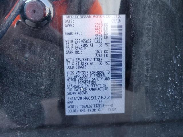 Auction sale of the 2016 Nissan Rogue, vin: 5N1AT2MT4GC917622, lot number: 87058635