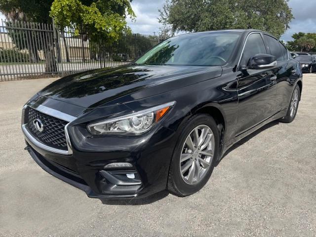 86128865 :رقم المزاد ، JN1EV7AP1MM701174 vin ، 2021 Infiniti Q50 Pure مزاد بيع