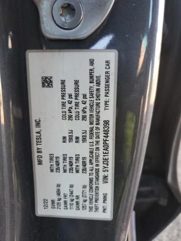 Продажа на аукционе авто 2023 Tesla Model 3, vin: 5YJ3E1EA0PF448398, номер лота: 86820815