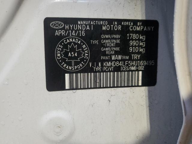 Продажа на аукционе авто 2017 Hyundai Elantra Se, vin: KMHD84LF5HU169495, номер лота: 91014595
