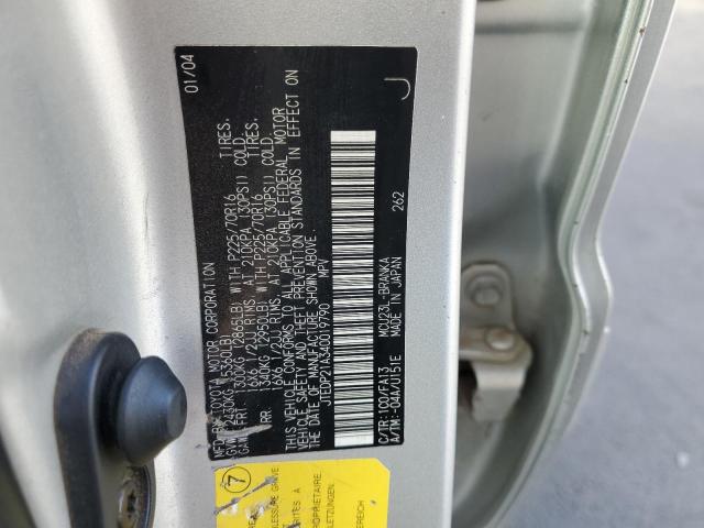 Aukcja sprzedaży 2004 Toyota Highlander Base, vin: JTEDP21A340019790, numer aukcji: 82425365